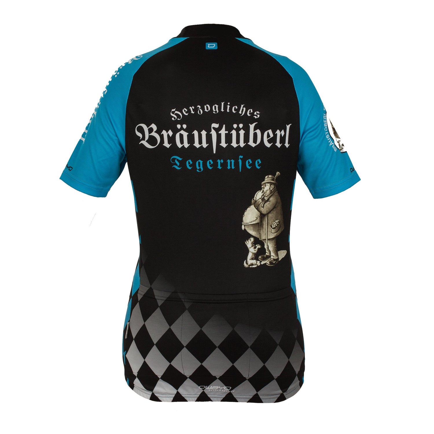 Fahrradtrikot "Bräustüberl" blau