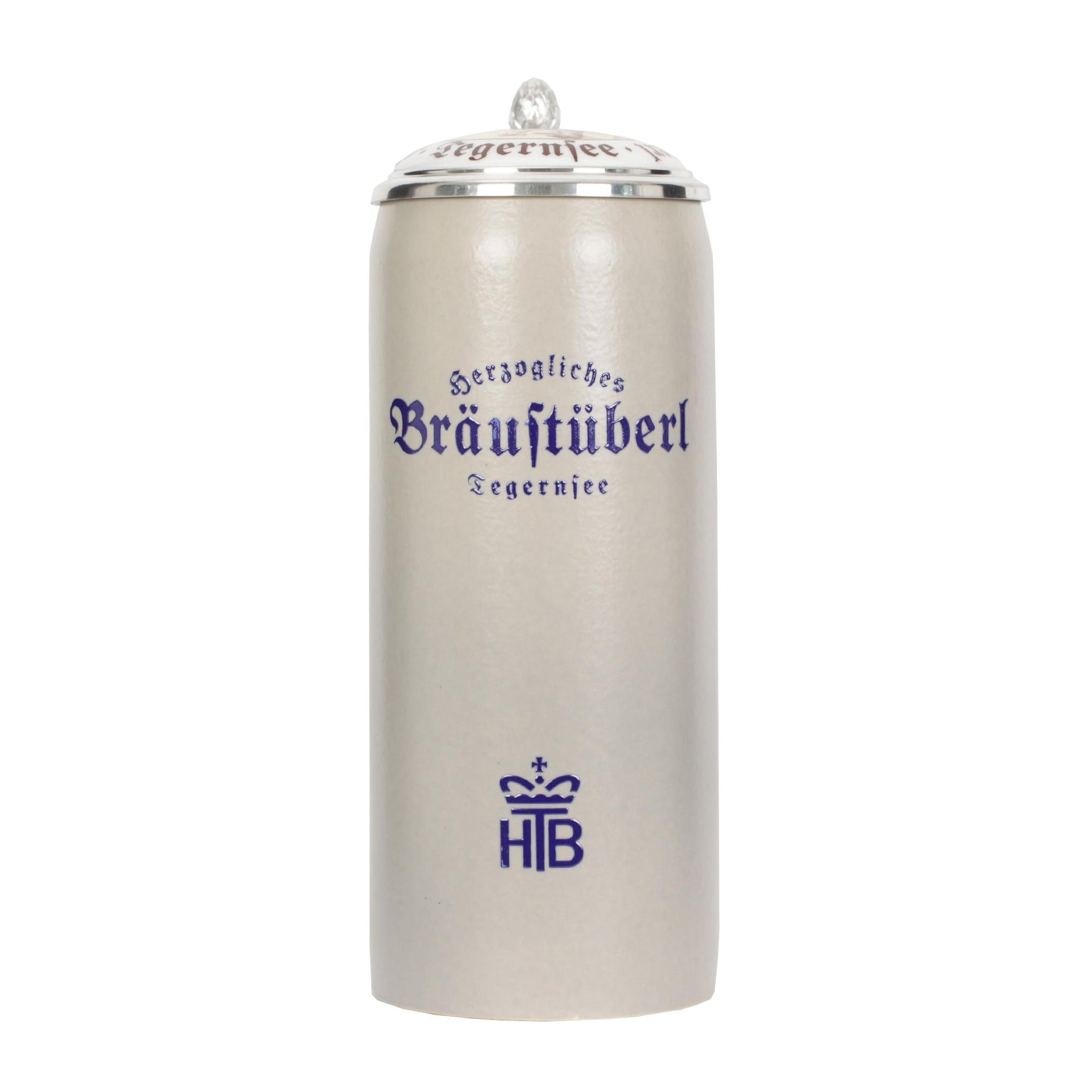 Krug "Bräu/HTB" 0,5l mit Zinndeckel