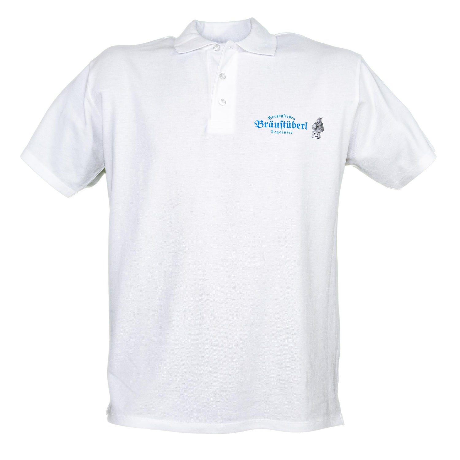 Poloshirt "Bräustüberl" weiß