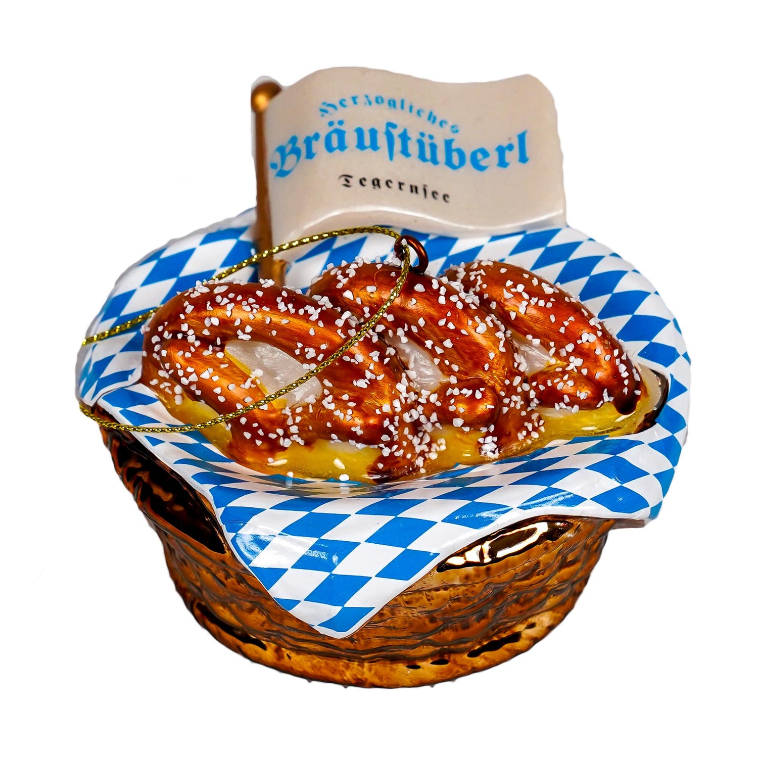 "Brezenkorb" Weihnachtsanhänger