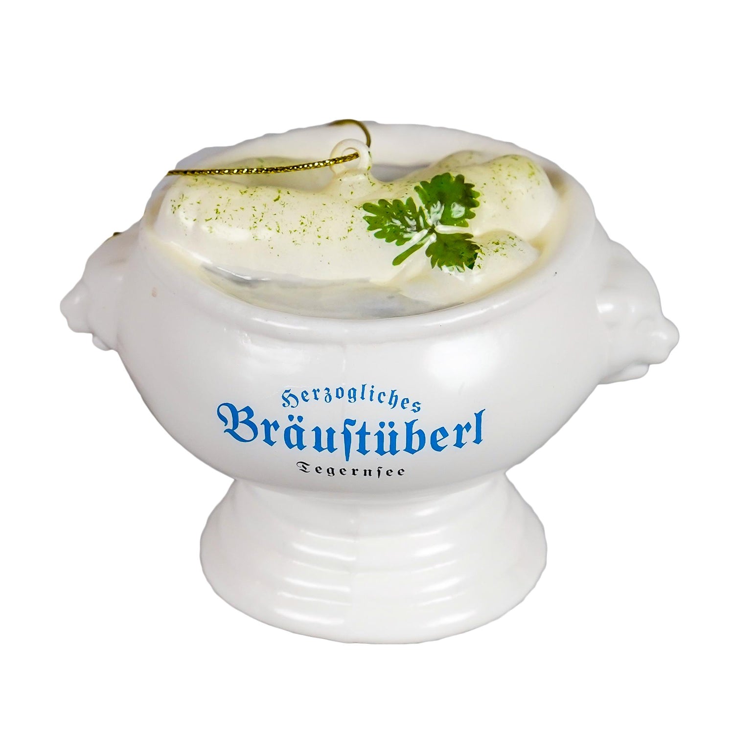 "Weißwursttopf" Weihnachtsanhänger
