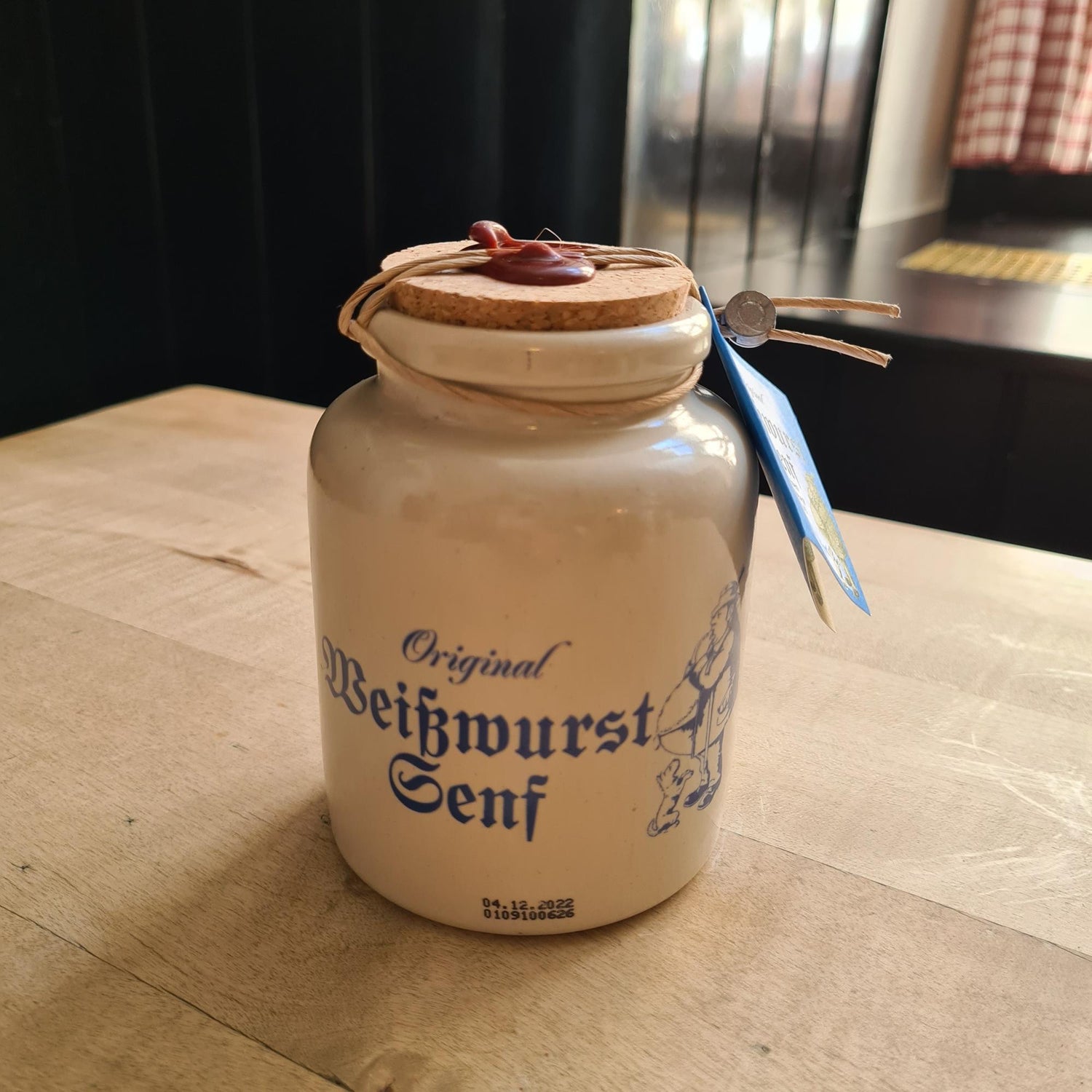 Weißwurst-Senf im Tonhaferl