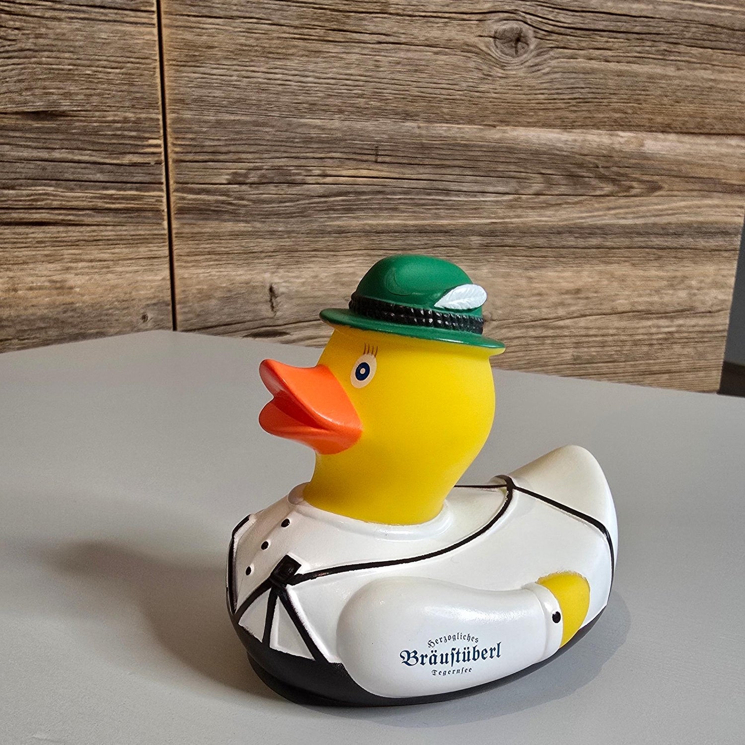 Badeente mit Bräustüberl Aufdruck