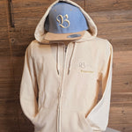 Zipper-Hoodie "Tegernsee" Natural Raw