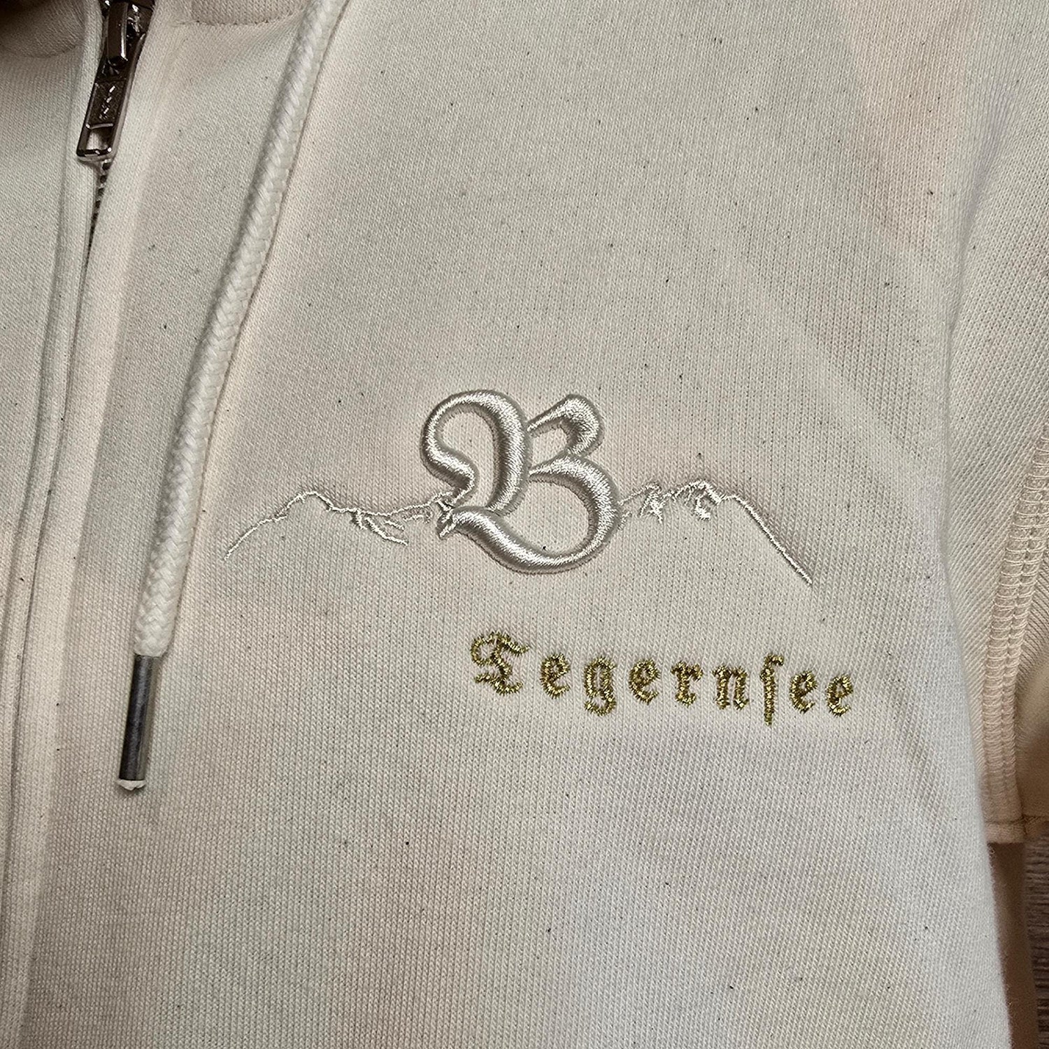 Zipper-Hoodie "Tegernsee" Natural Raw