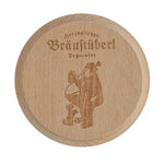 Holz Bier-Deckel "Buzi"