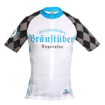 Fahrradtrikot "Bräustüberl" weiß Größe S - Bräustüberl Tegernsee