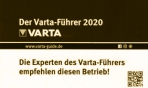 Logo Auszeichnung VARTA Führer