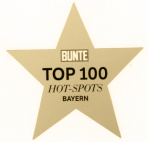 Logo Bunte Top 100 Hot-Spots Bayern