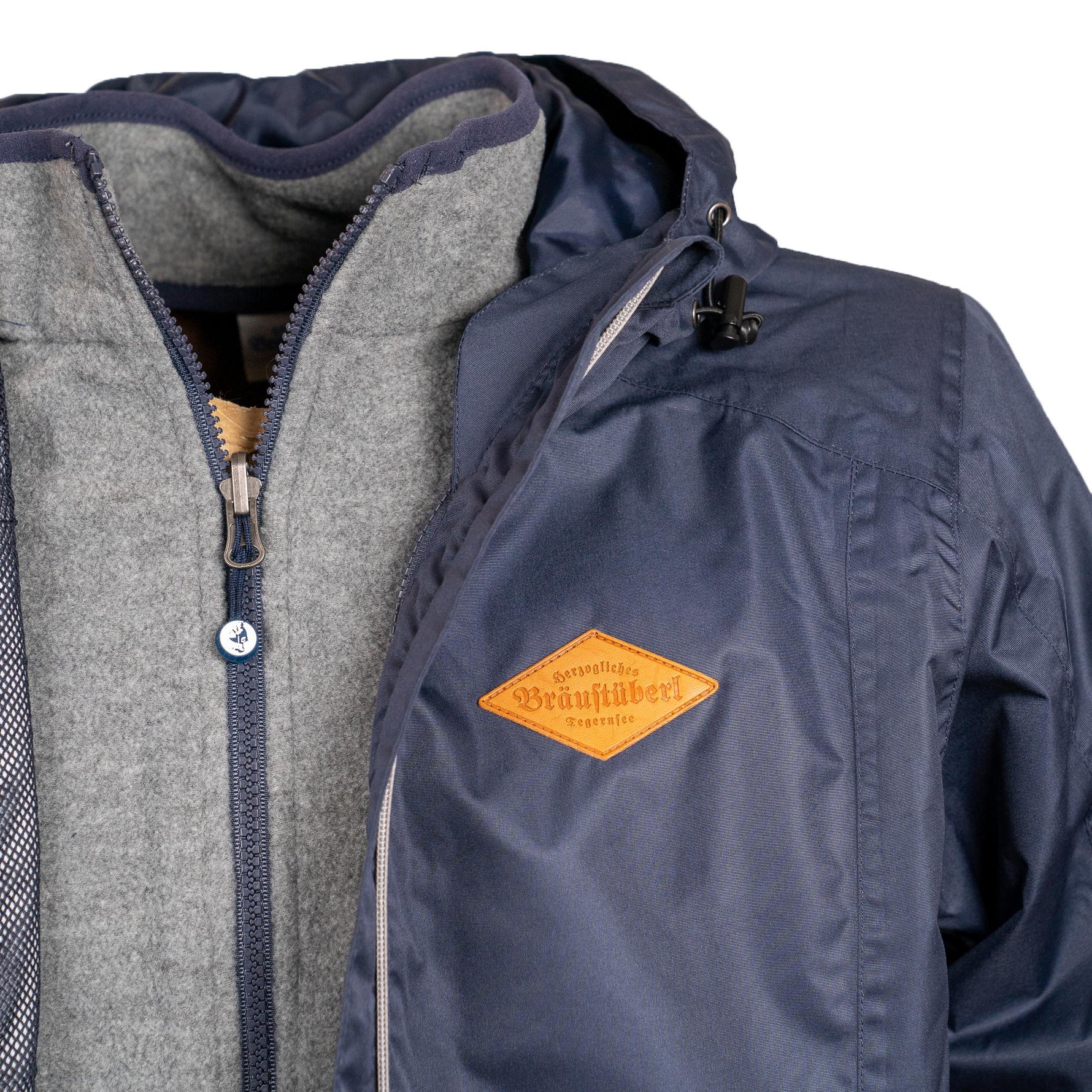 3 - in - 1 - Jacke "Bräustüberl" navy S - Bräustüberl Tegernsee