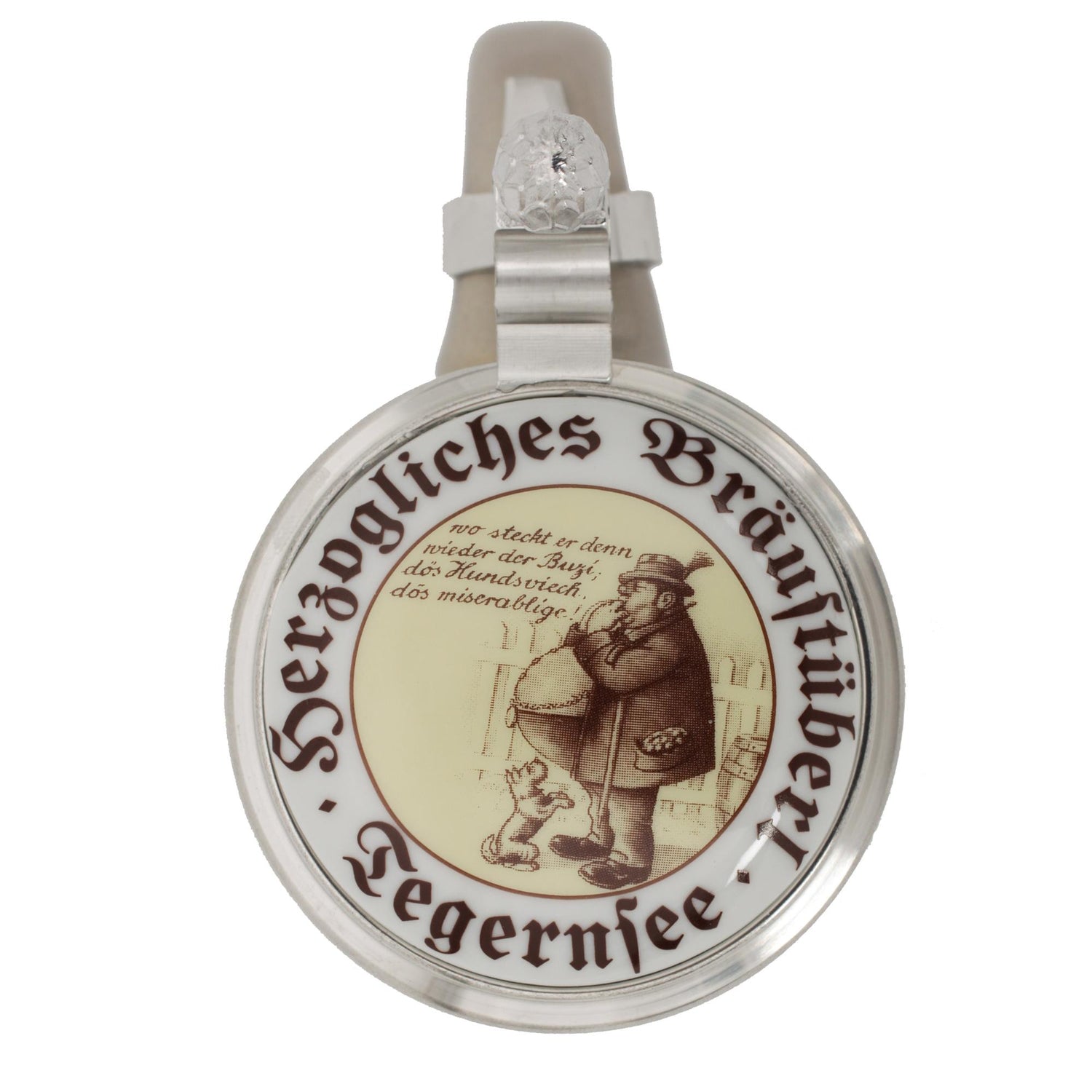 Krug "Bräu/HTB" 0,5l mit Zinndeckel