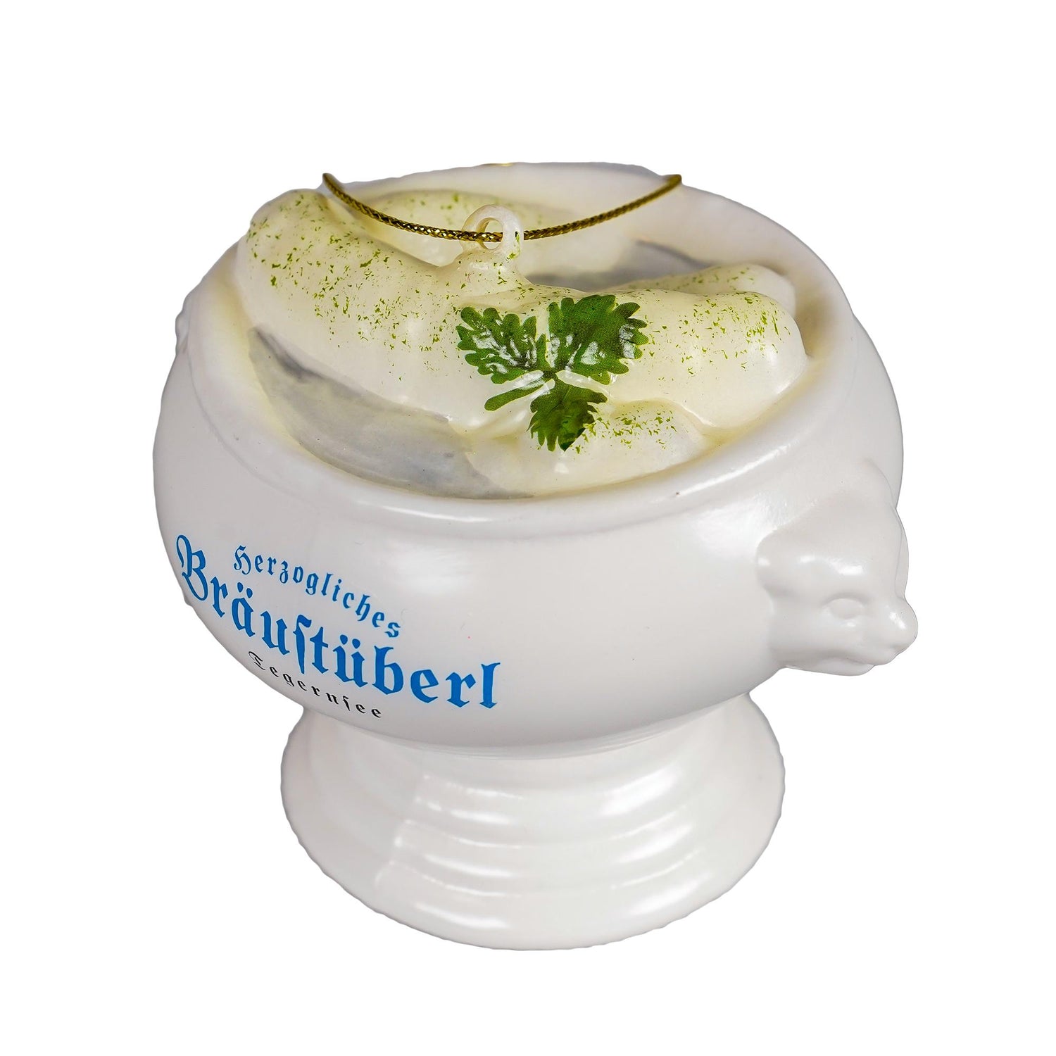 "Weißwursttopf" Weihnachtsanhänger
