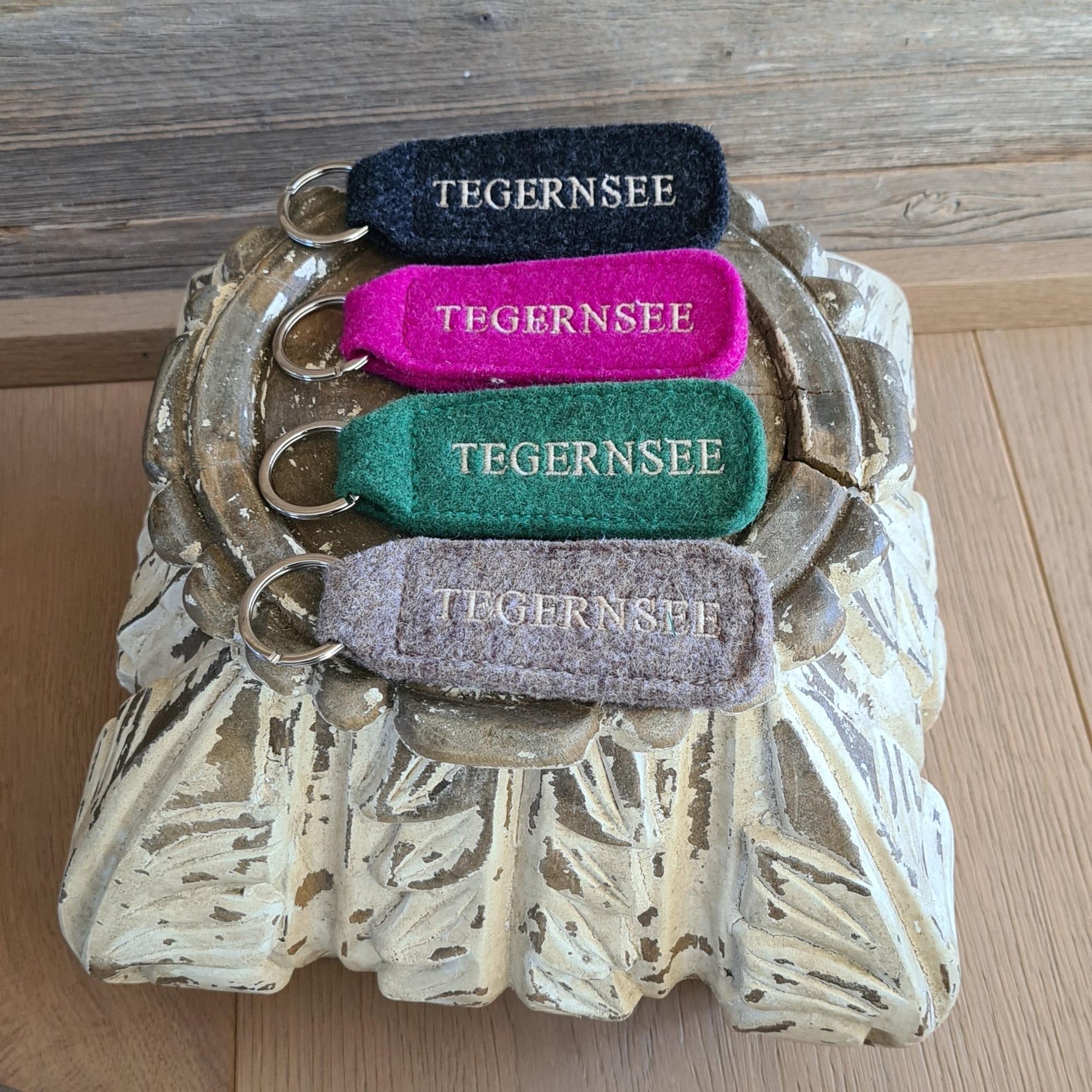 Filz Schlüsselanhänger "Tegernsee"