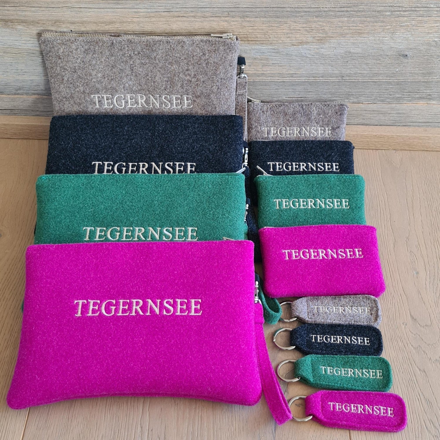 Filz Schlüsselanhänger "Tegernsee"