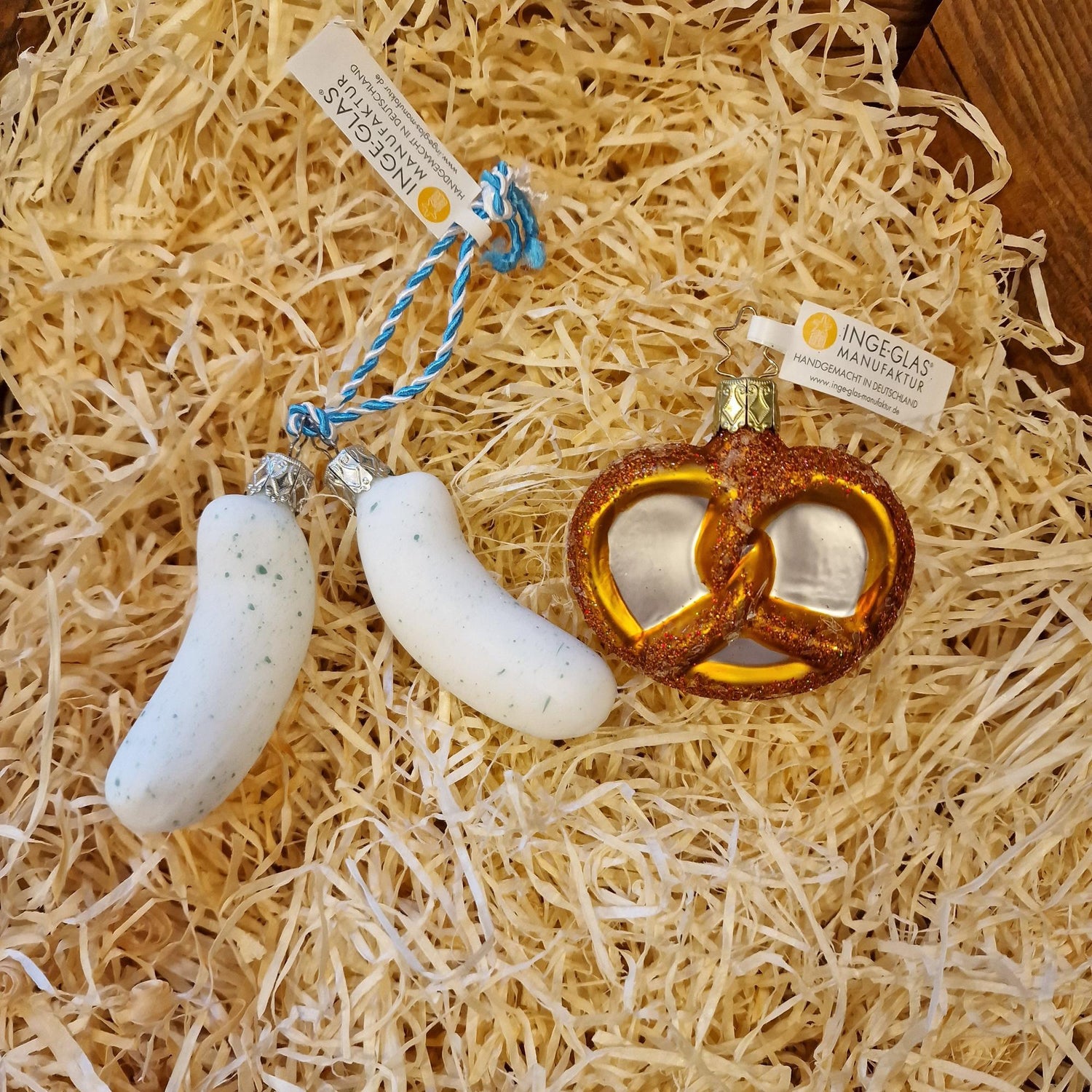 "Weißwurst" Weihnachtsanhänger