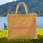 Jute Tragetasche "Tegernsee"
