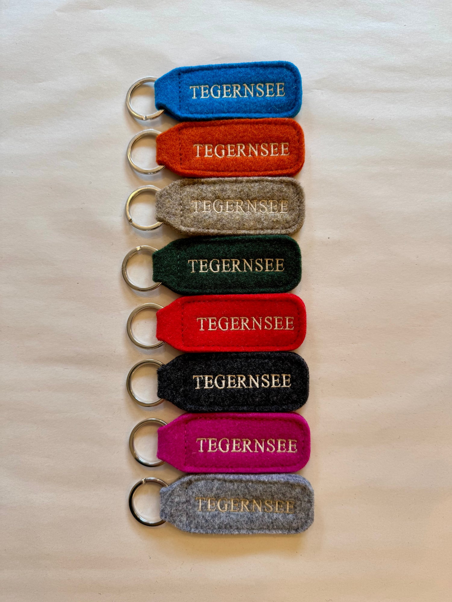 Felt keychain "Tegernsee"