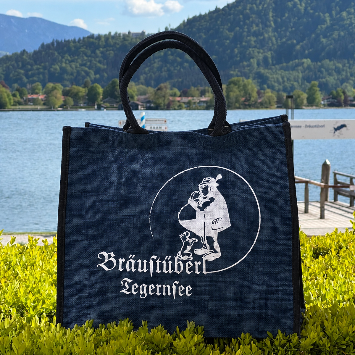 Jute Tragetasche "Bräustüberl"