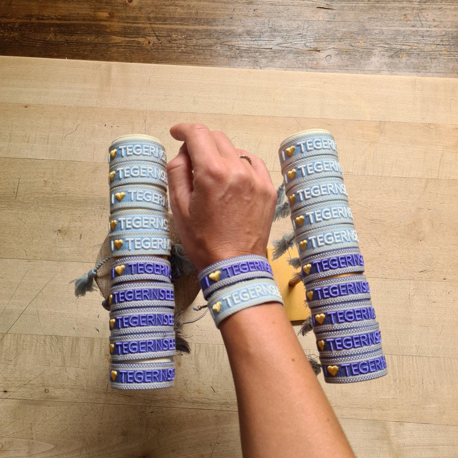 Armband "Tegernsee" Hellblau - Bräustüberl Tegernsee