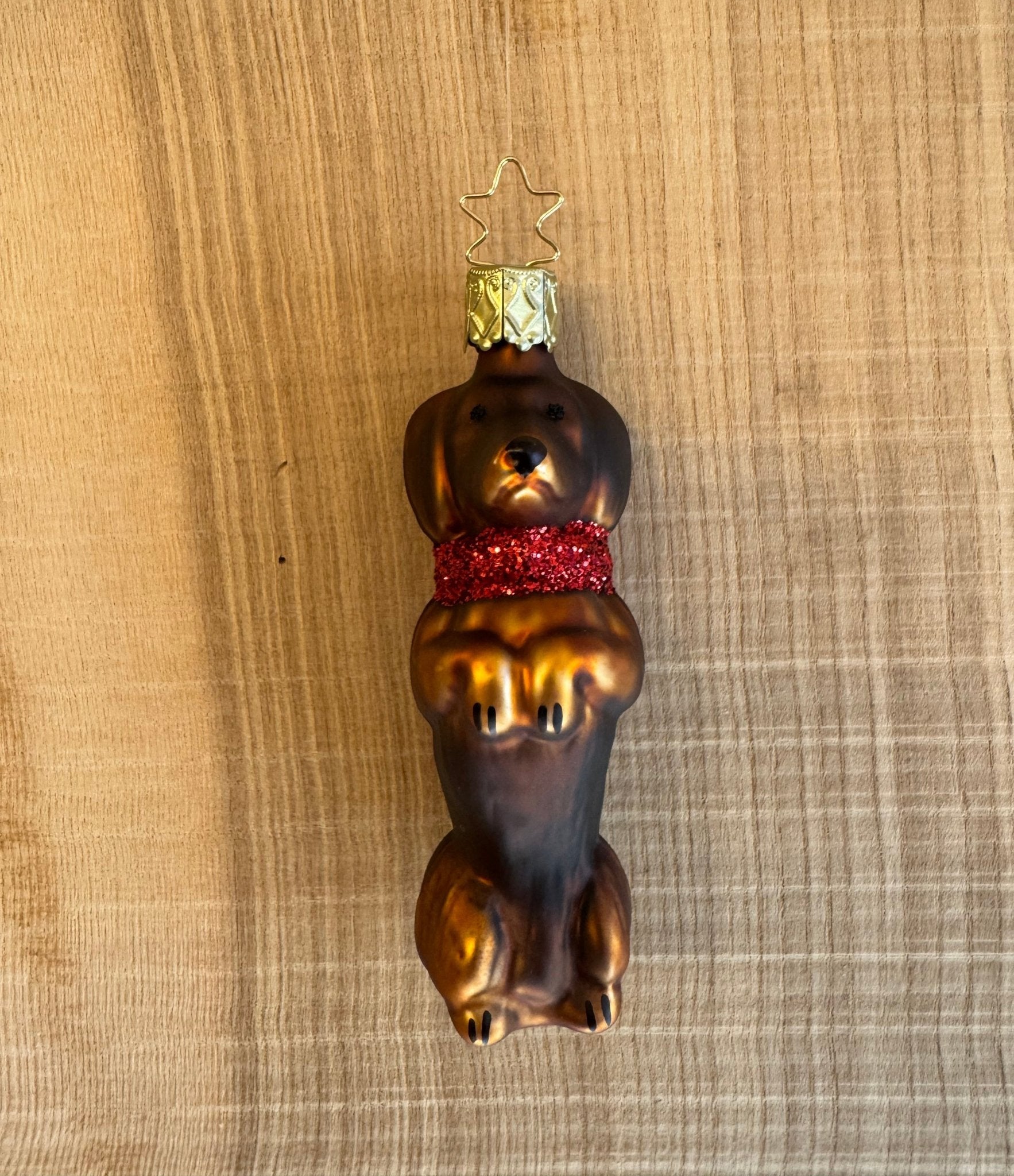 "Dackel" Weihnachtsanhänger - Bräustüberl Tegernsee