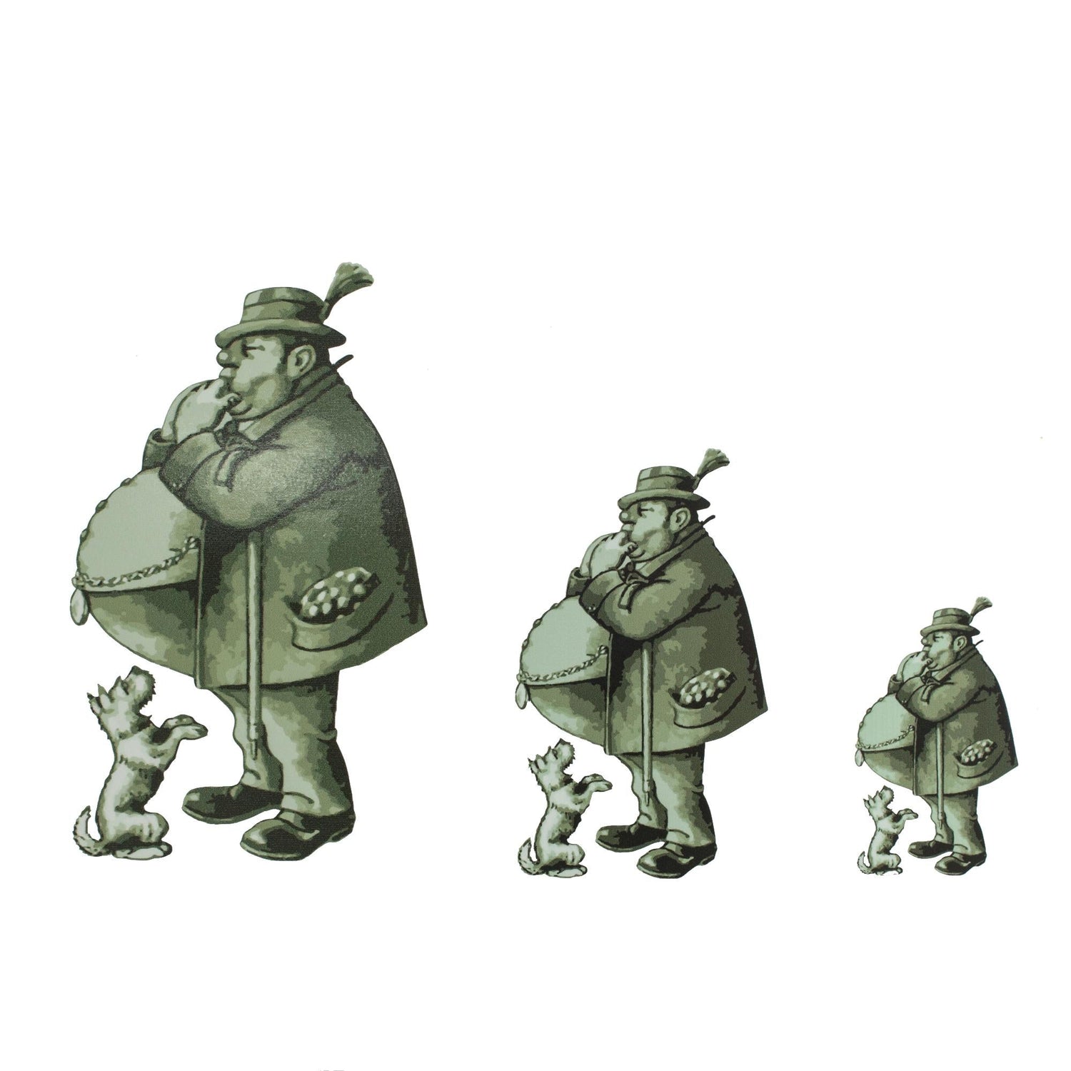 Der Original Buzi Autoaufkleber 15 cm - Bräustüberl Tegernsee