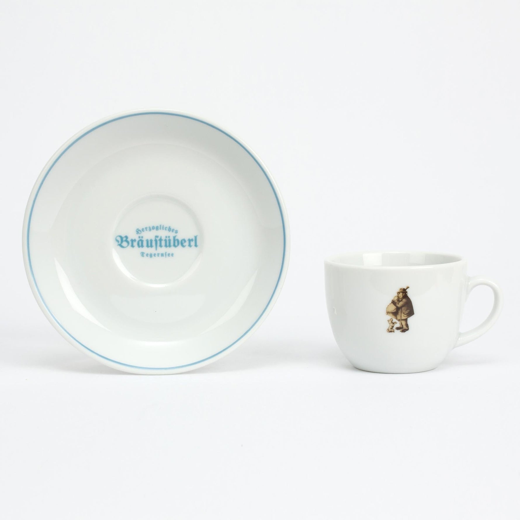 Espresso - Tasse "Buzi" mit Unterteller - Bräustüberl Tegernsee