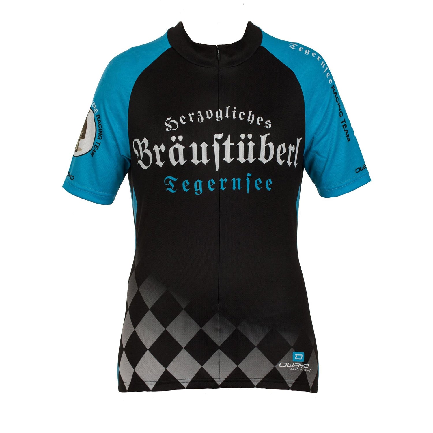 Fahrradtrikot "Bräustüberl" blau Größe S - Bräustüberl Tegernsee