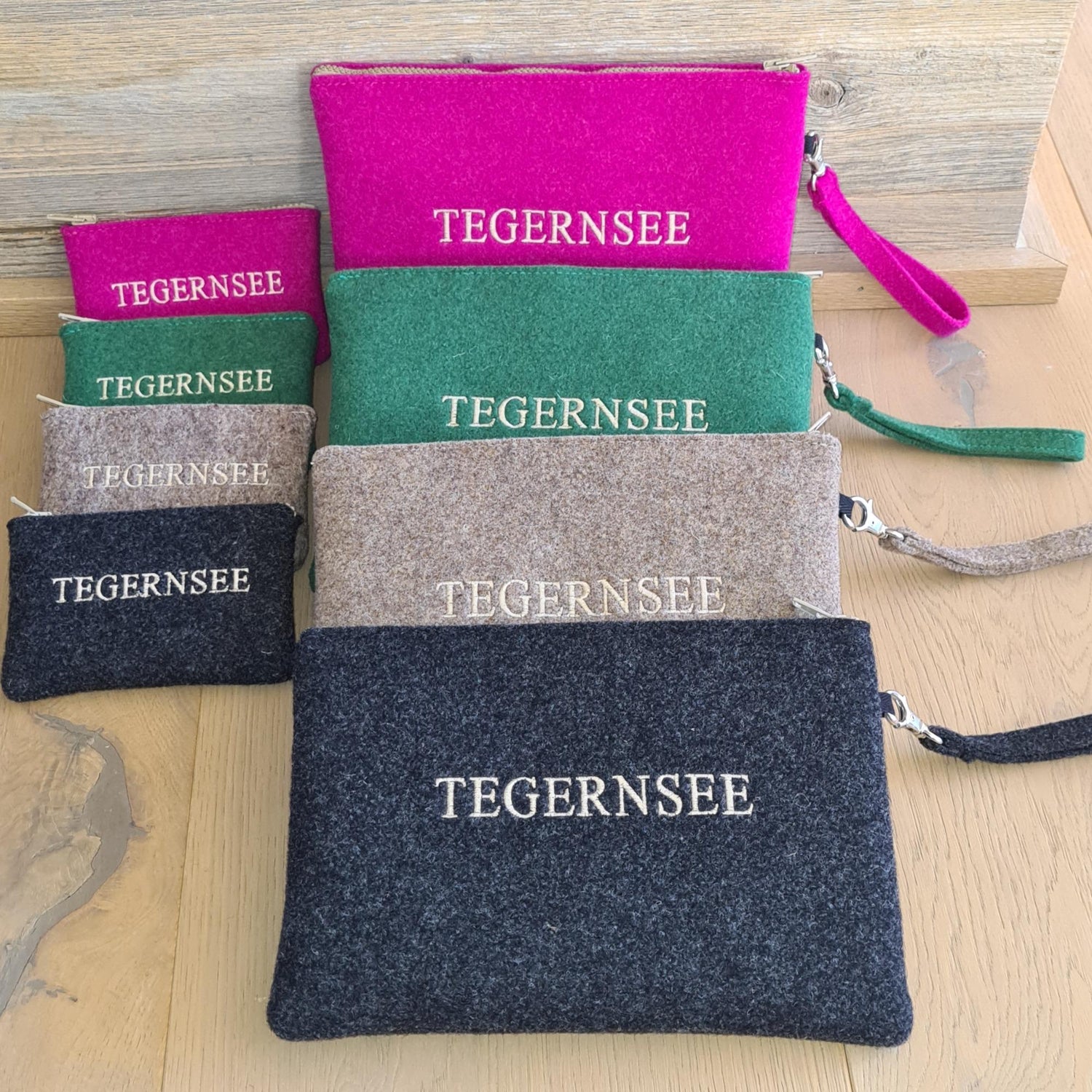 Filztasche Klein "Tegernsee" Pink - Bräustüberl Tegernsee