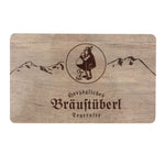 Frühstücksbrettchen Motiv: Engerl - Bräustüberl Tegernsee