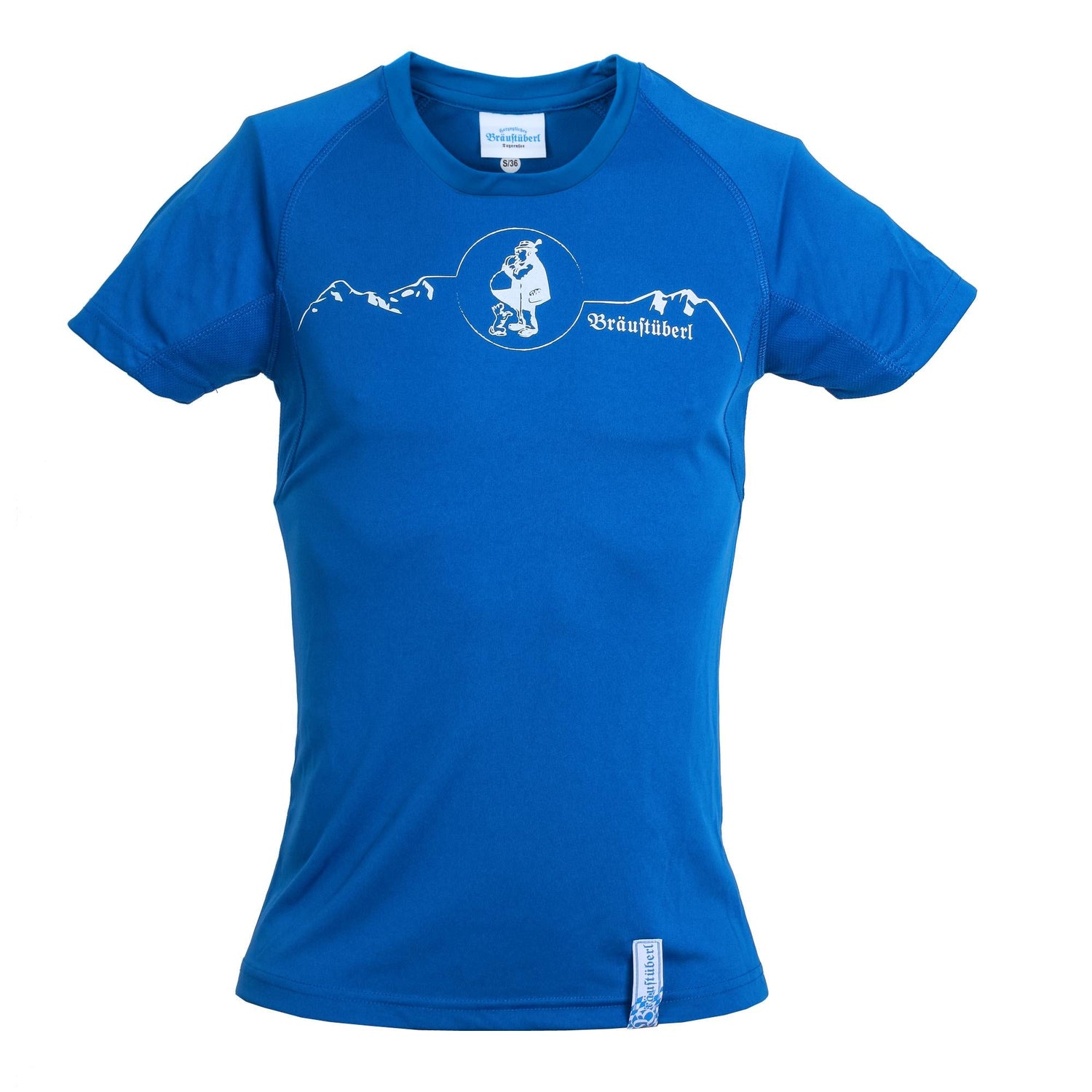 Funktionsshirt (blau) S - Bräustüberl Tegernsee