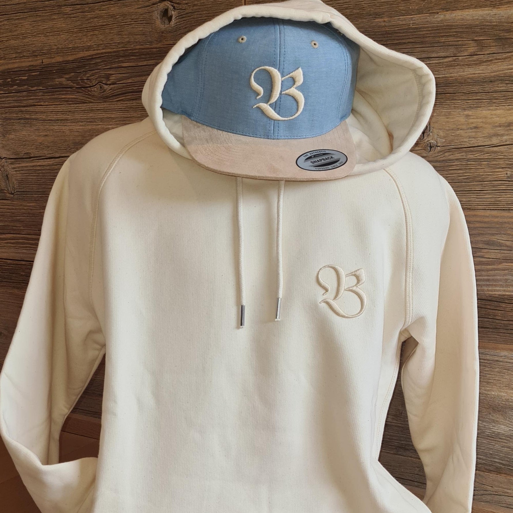 Hoodie "Bräustüberl" Natural Raw S - Bräustüberl Tegernsee