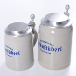 Krug "Bräustüberl" mit Zinndeckel 0,3l - Bräustüberl Tegernsee