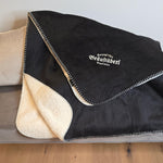 Kuscheldecke "Bräustüberl" Dunkelblau - Bräustüberl Tegernsee