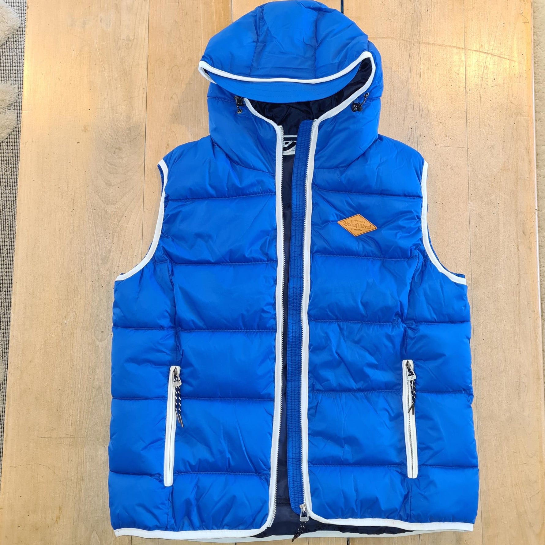 Steppweste "Bräustüberl" mit Kapuze S - Bräustüberl Tegernsee