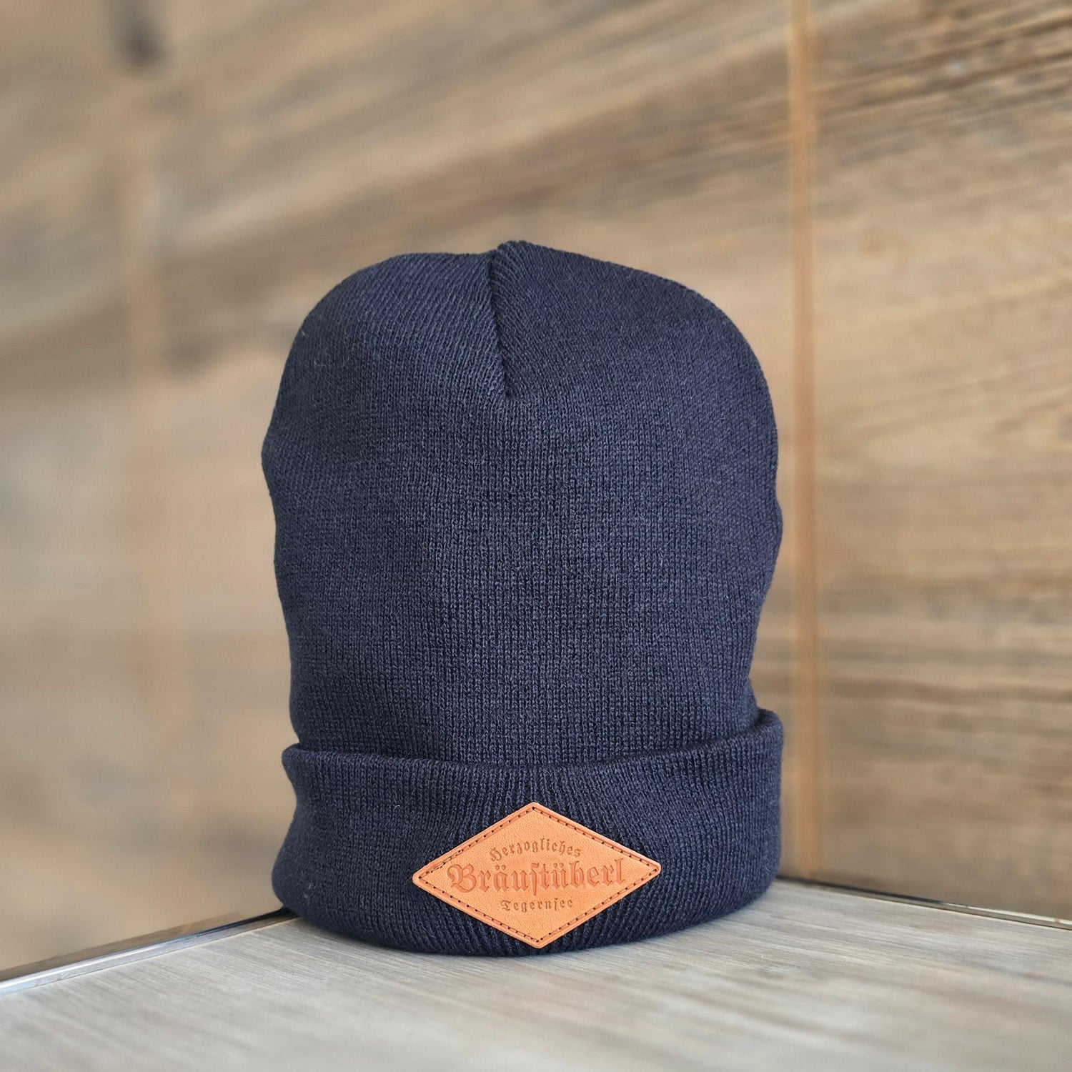 Strickmütze "Bräustüberl" versch. Farben French Navy - Bräustüberl Tegernsee