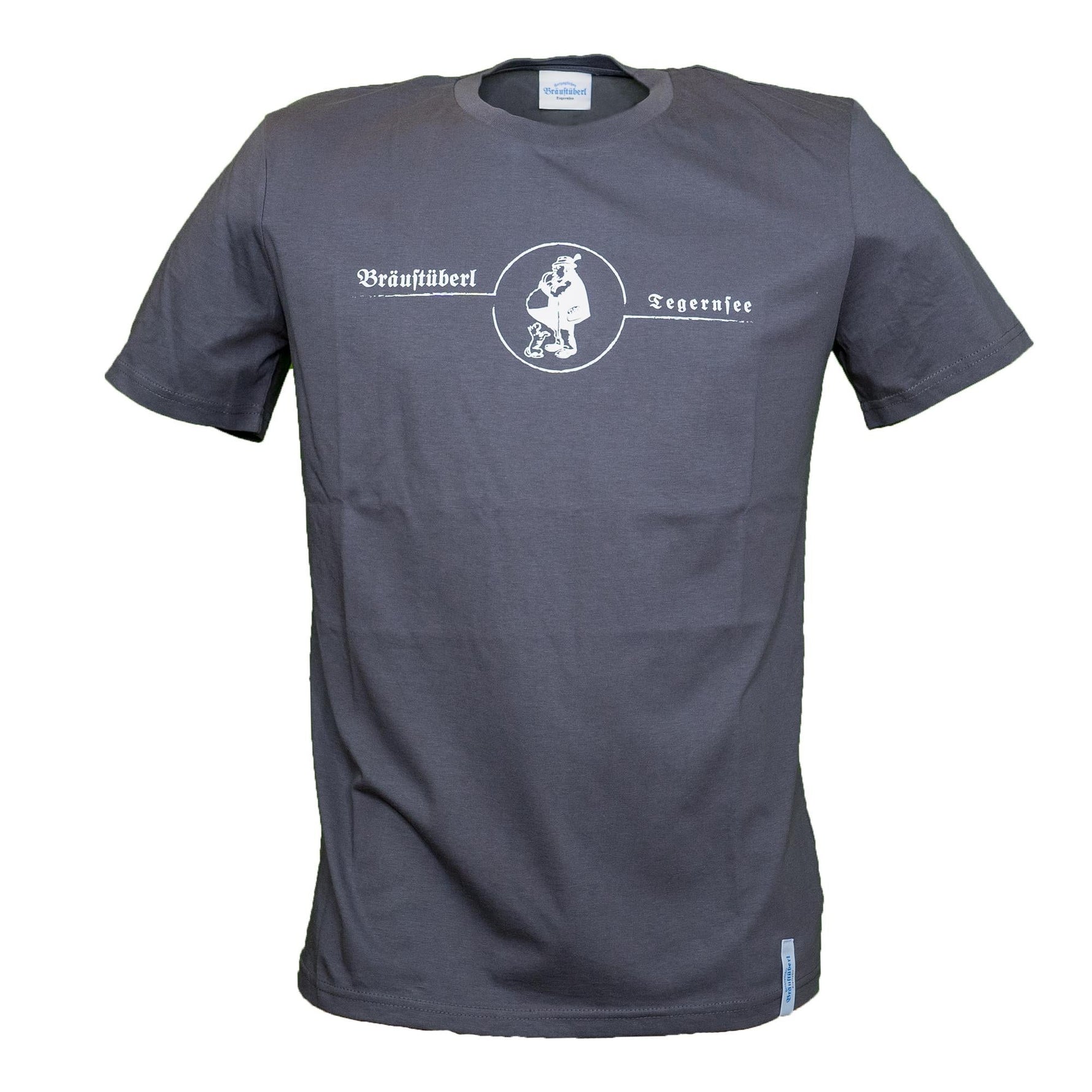 T-Shirt "Bräustüberl" anthrazit S - Bräustüberl Tegernsee