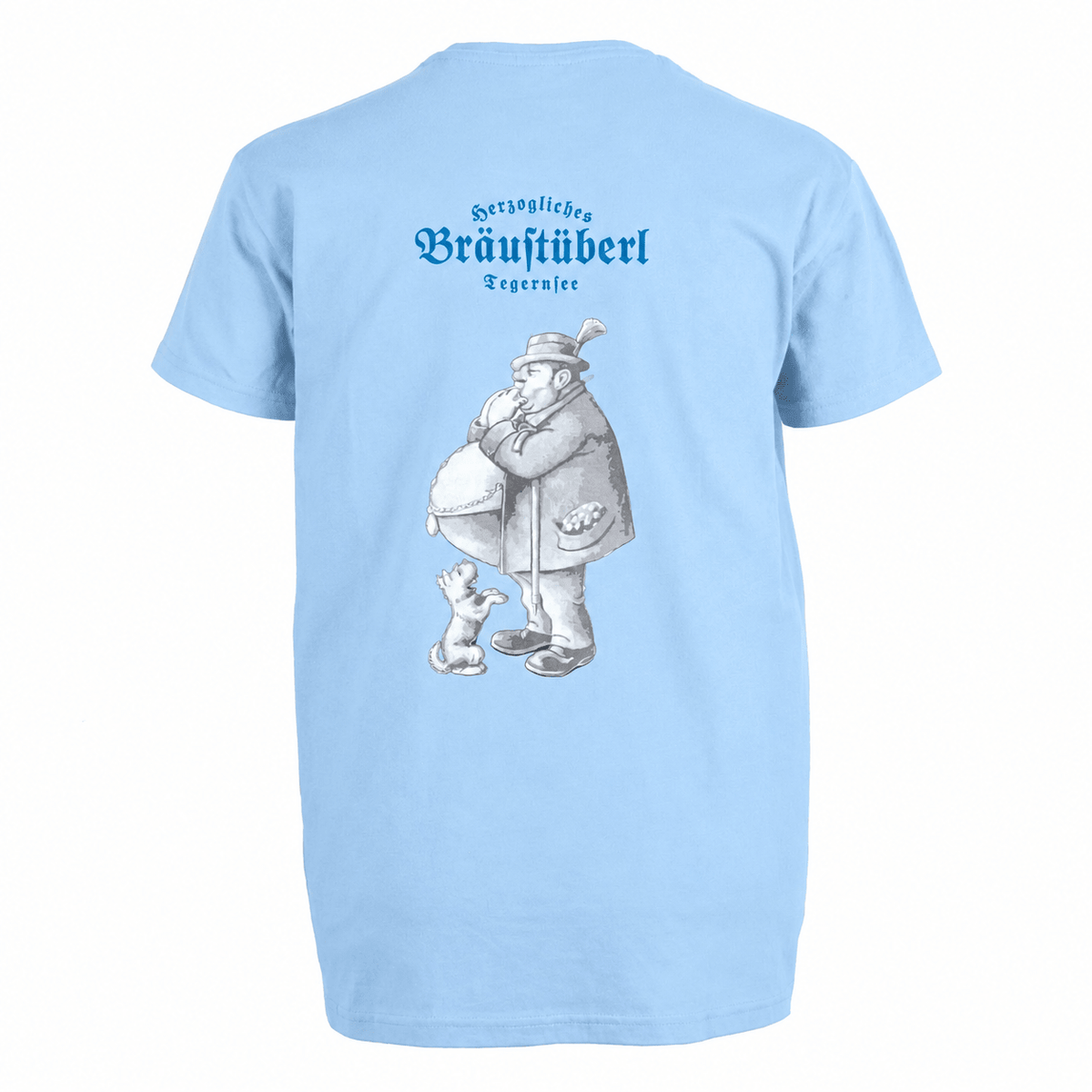 T-Shirt "Buzi" Hellblau S - Bräustüberl Tegernsee
