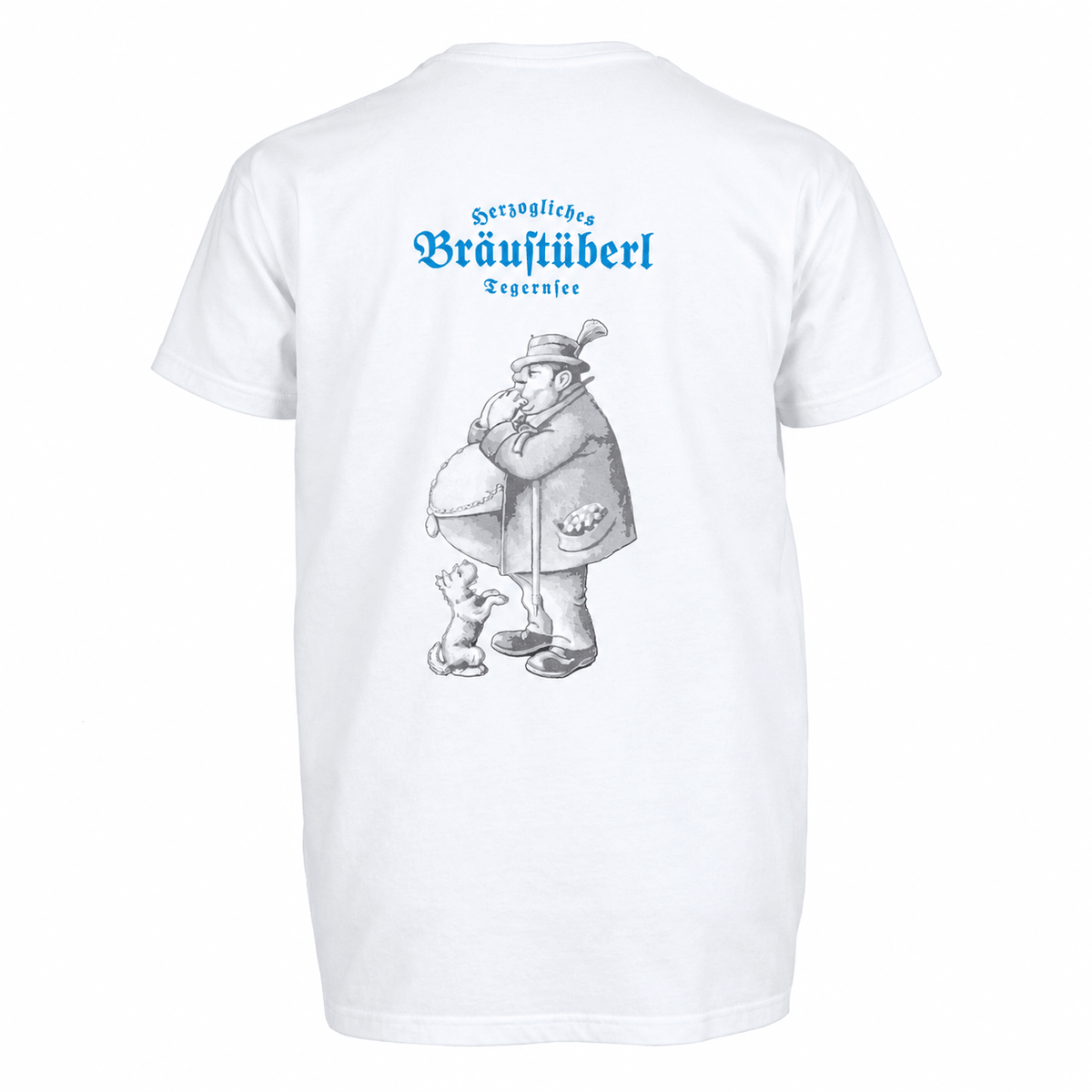 T-Shirt "Buzi" Weiss S - Bräustüberl Tegernsee