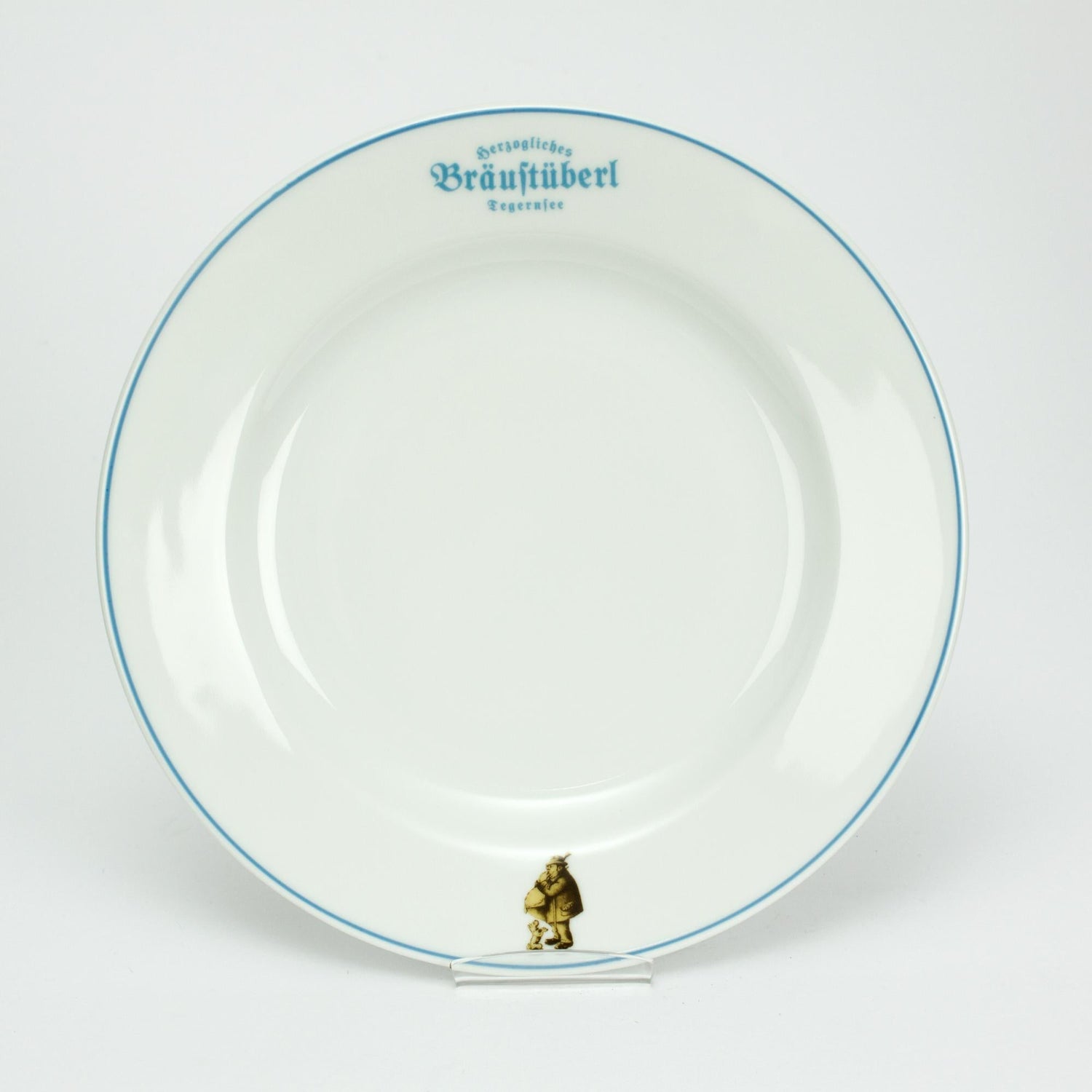 Teller "Bräustüberl" flach 21cm - Bräustüberl Tegernsee