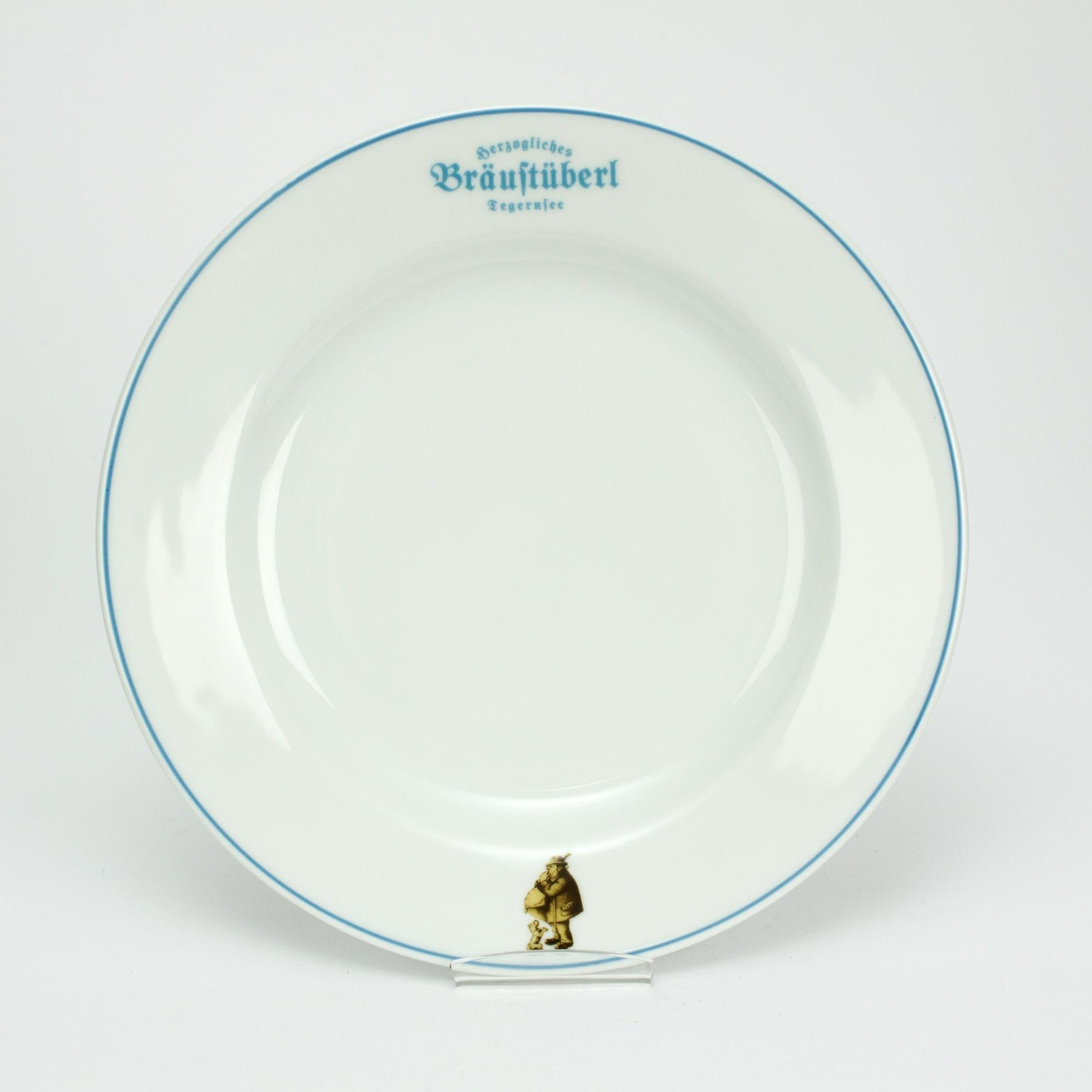 Teller "Bräustüberl" flach 21cm - Bräustüberl Tegernsee