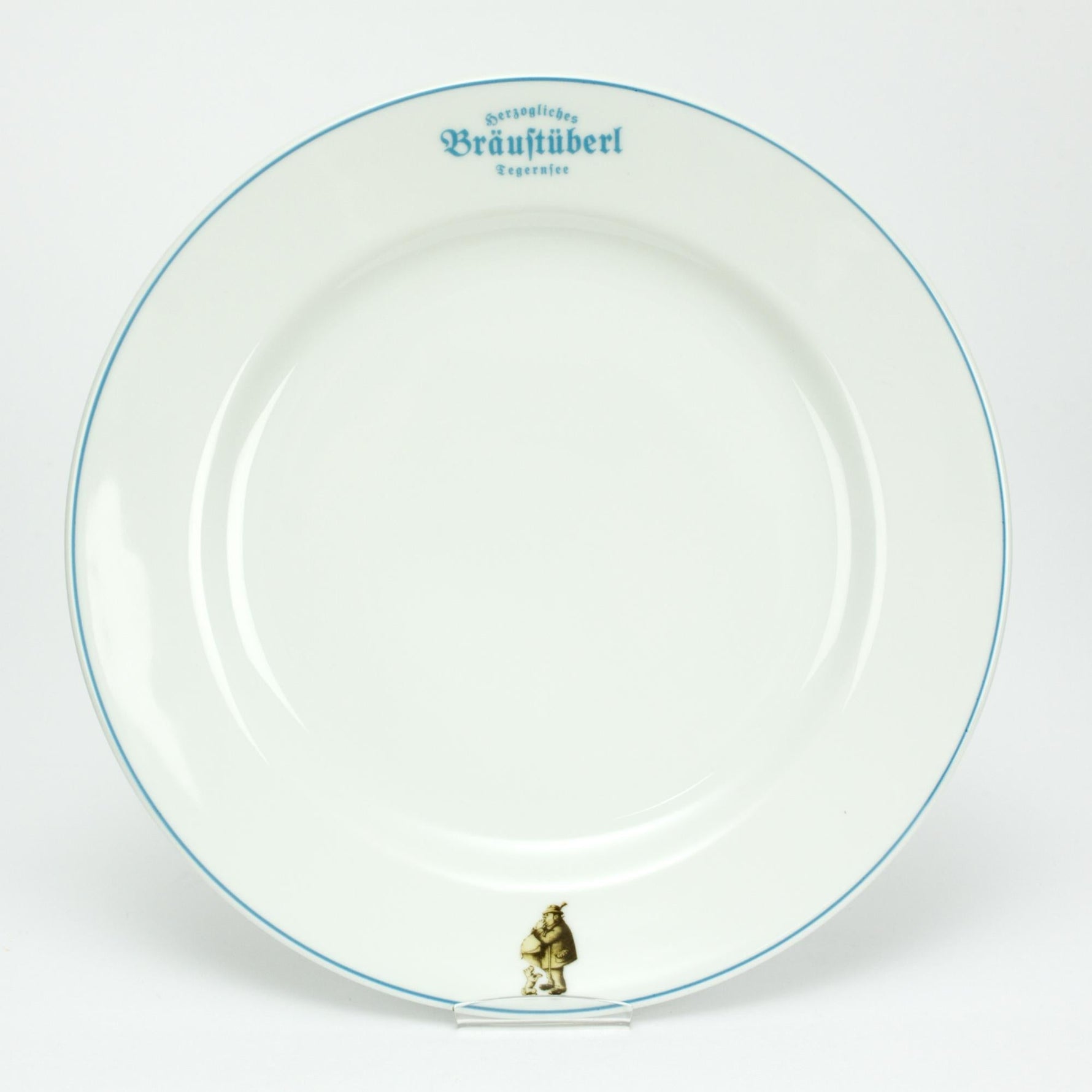 Teller "Bräustüberl" flach 27cm - Bräustüberl Tegernsee