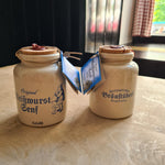 Weißwurst - Senf im Tonhaferl - Bräustüberl Tegernsee