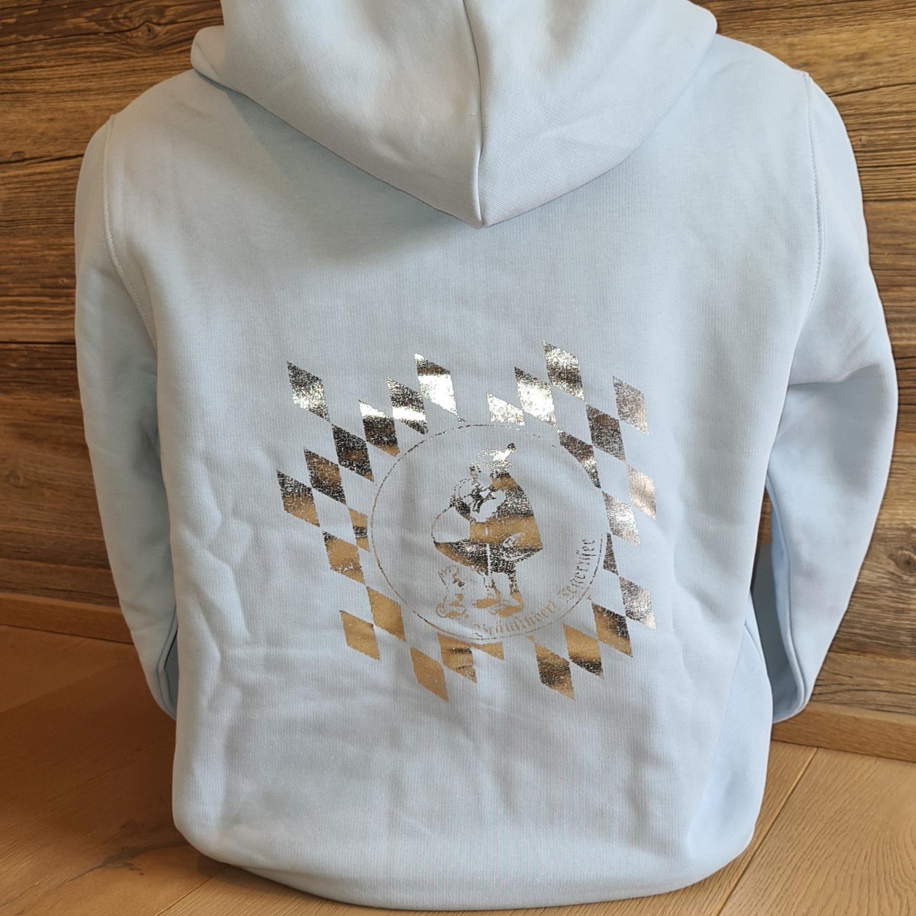 Zipper - Hoodie "Hellblau" S - Bräustüberl Tegernsee